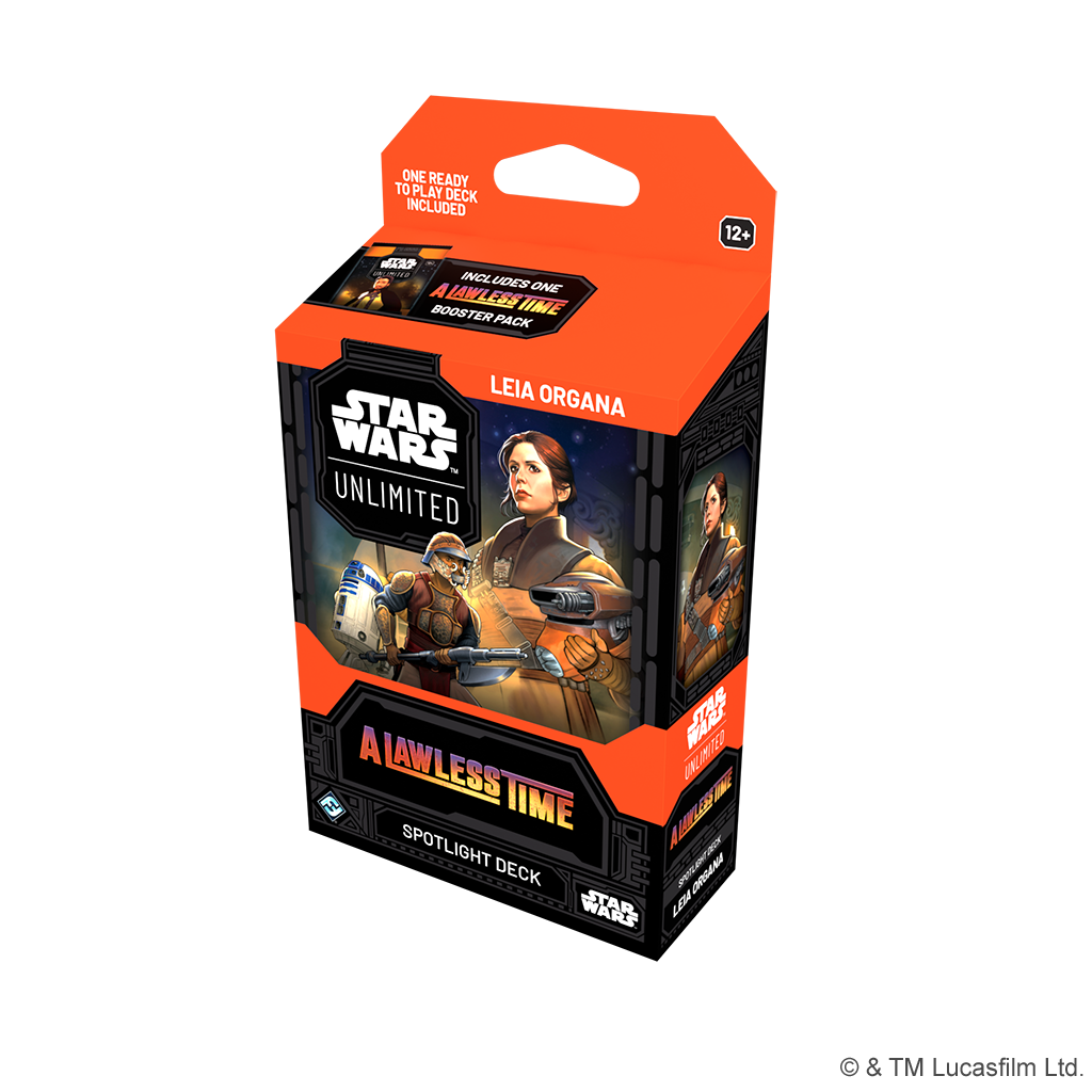 Star Wars Unlimited TCG A Lawless Time Spotlight Deck Leia Organa By Fantasy Flight Games