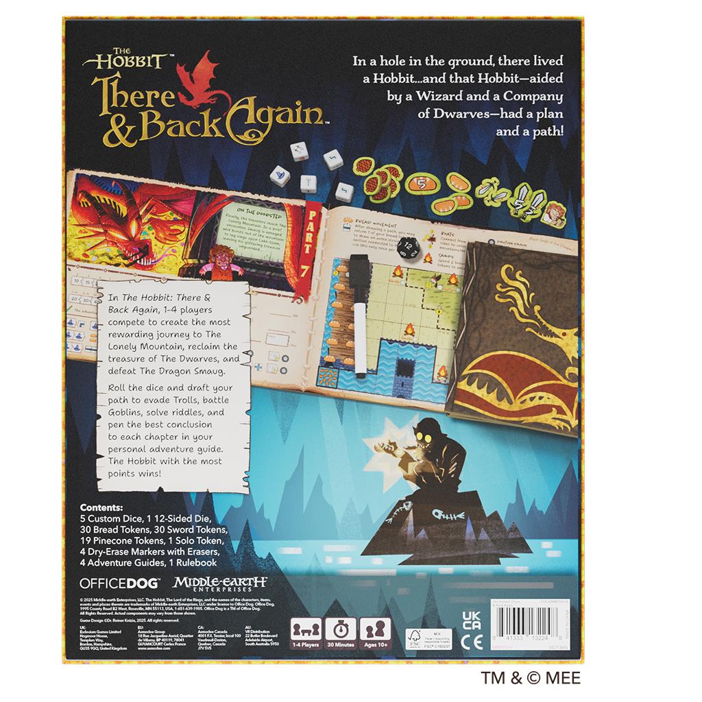 The Hobbit: There and Back Again By Office Dog Board Game