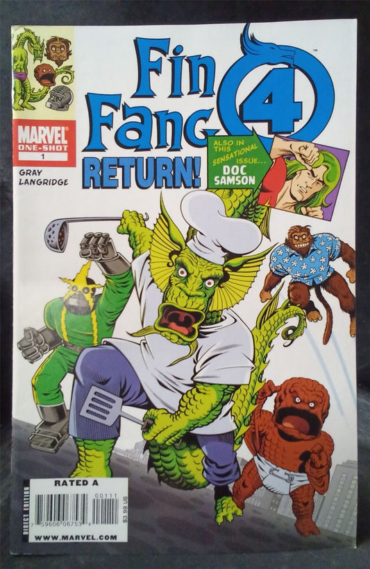 Fin Fang Four Return! 2009 Marvel Comics Comic Book