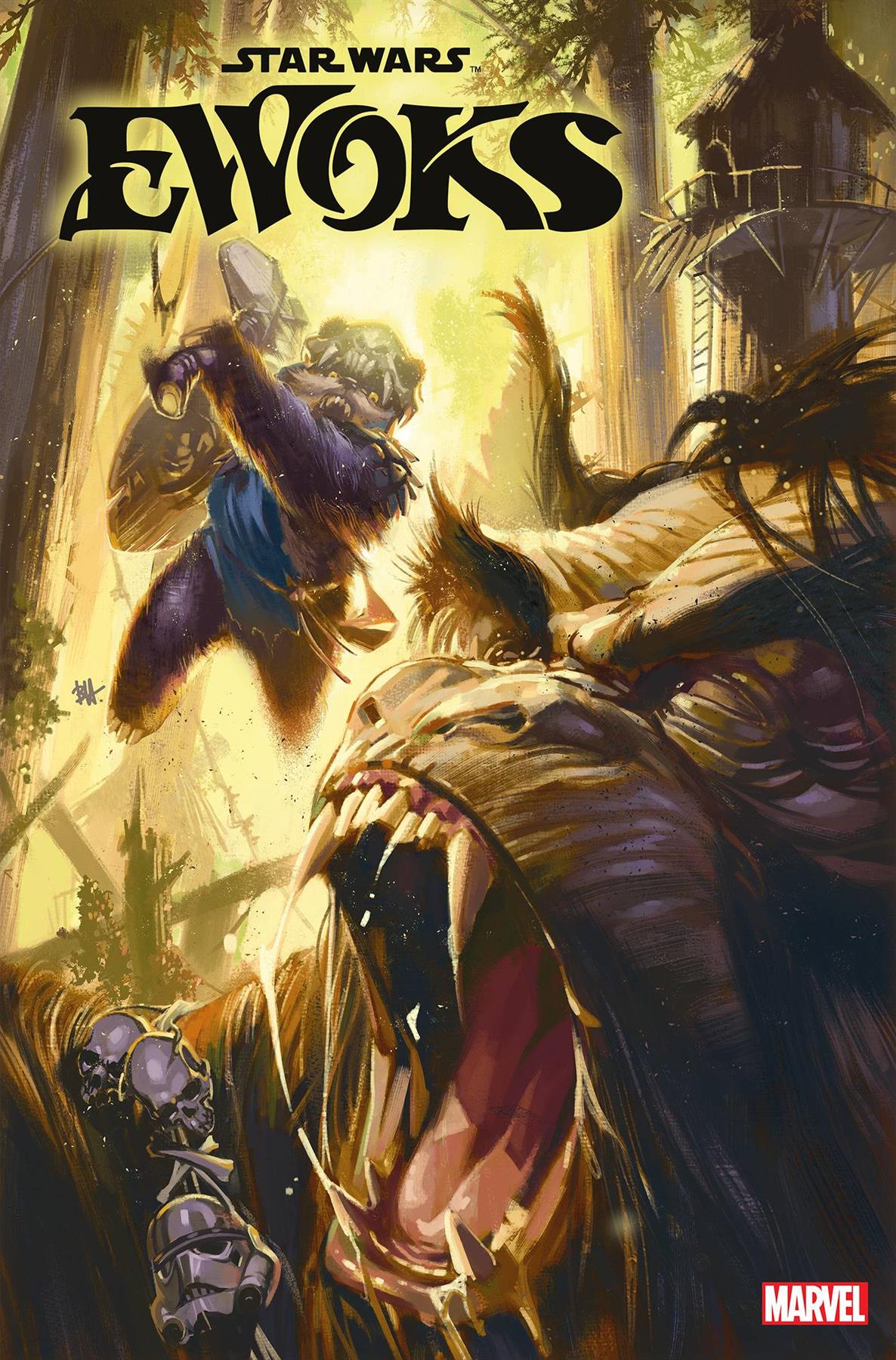 Star Wars Ewoks #1 Ben Harvey Var Marvel Prh Comic Book 2024