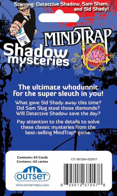 MindTrap: Shadow Mystery Card Game By Outset Media Board Game