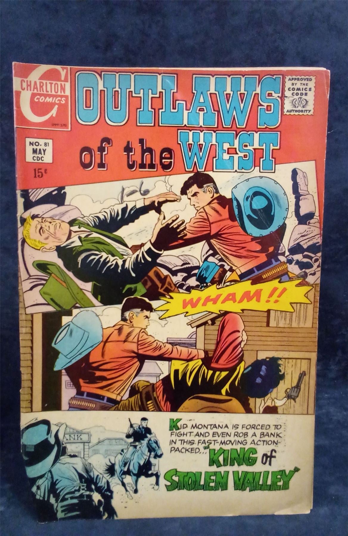 Outlaws of the West #81 1970 charlton Comic Book