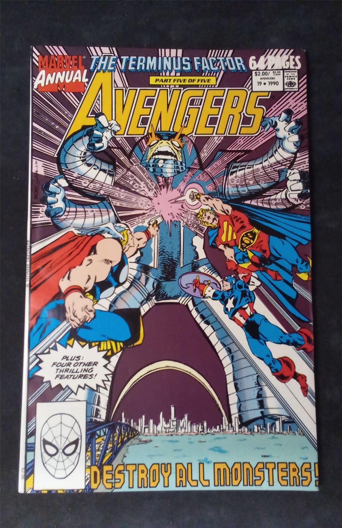 The Avengers Annual #19 1990 marvel Comic Book