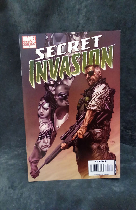 Secret Invasion #3 McNiven Cover 2008 Marvel Comics Comic Book