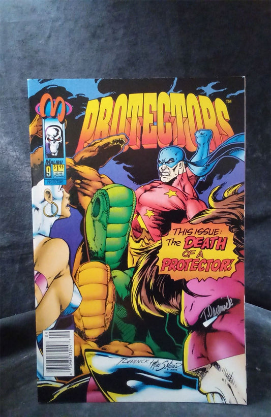 Protectors #9 Variant Cover 1993 malibu Comic Book