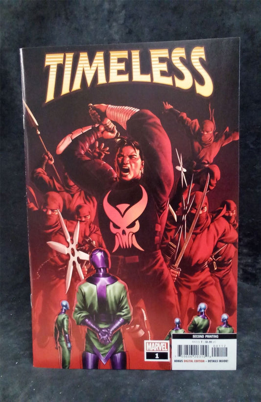 Timeless #1 Second Printing Variant 2022 Marvel Comics Comic Book