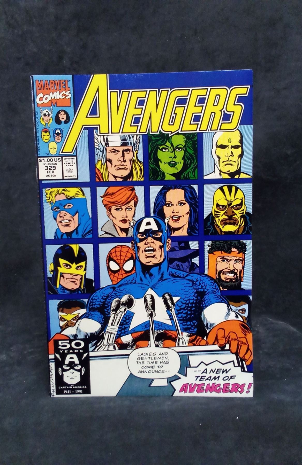 The Avengers #329 1991 Marvel Comics Comic Book