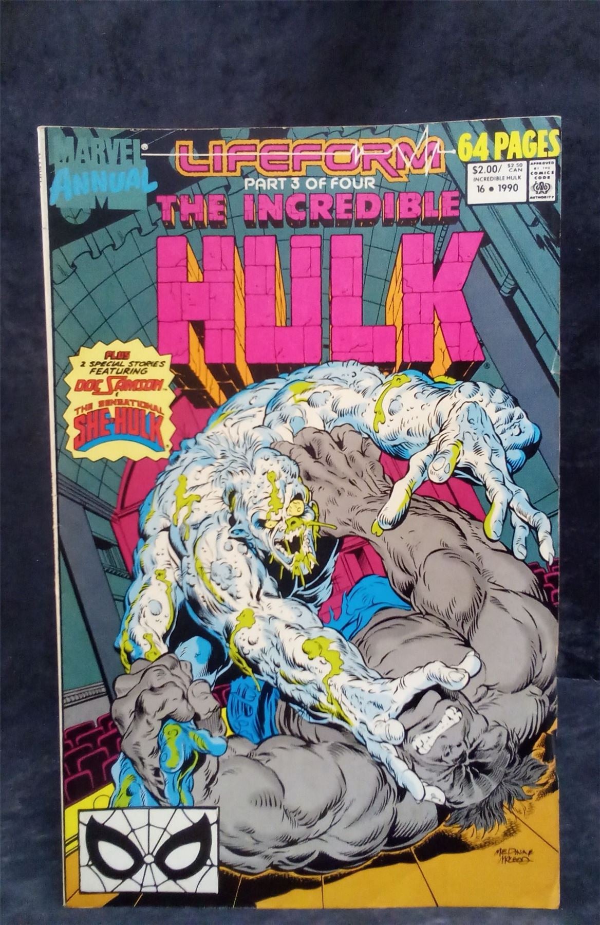 The Incredible Hulk Annual #16 1990 Marvel Comics Comic Book