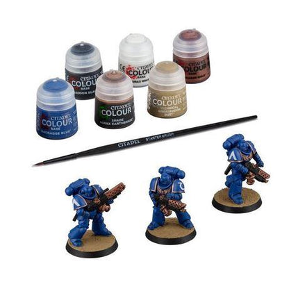 Warhammer 40k- Space Marines: Infernus Marines & Paints Set 60-11 by Games Workshop