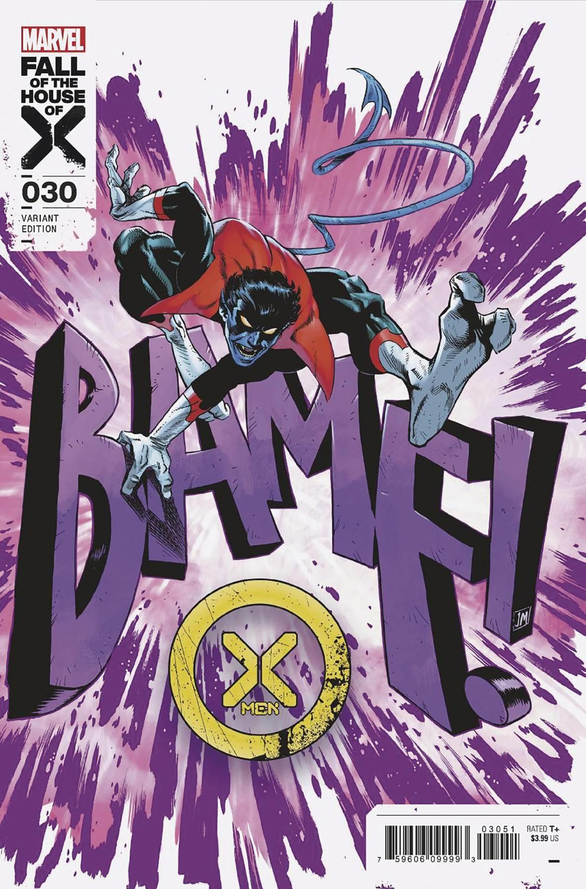 X-men #30 Justin Mason Bamf Var (Justin Mason Bamf Var) Marvel Prh Comic Book 2024