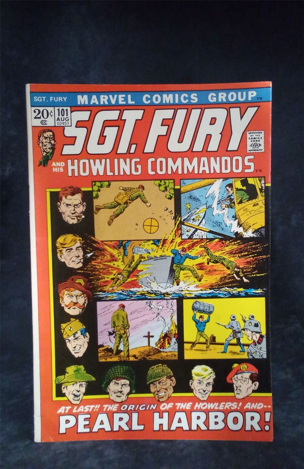 Sgt. Fury #101 1972 Marvel Comics Comic Book