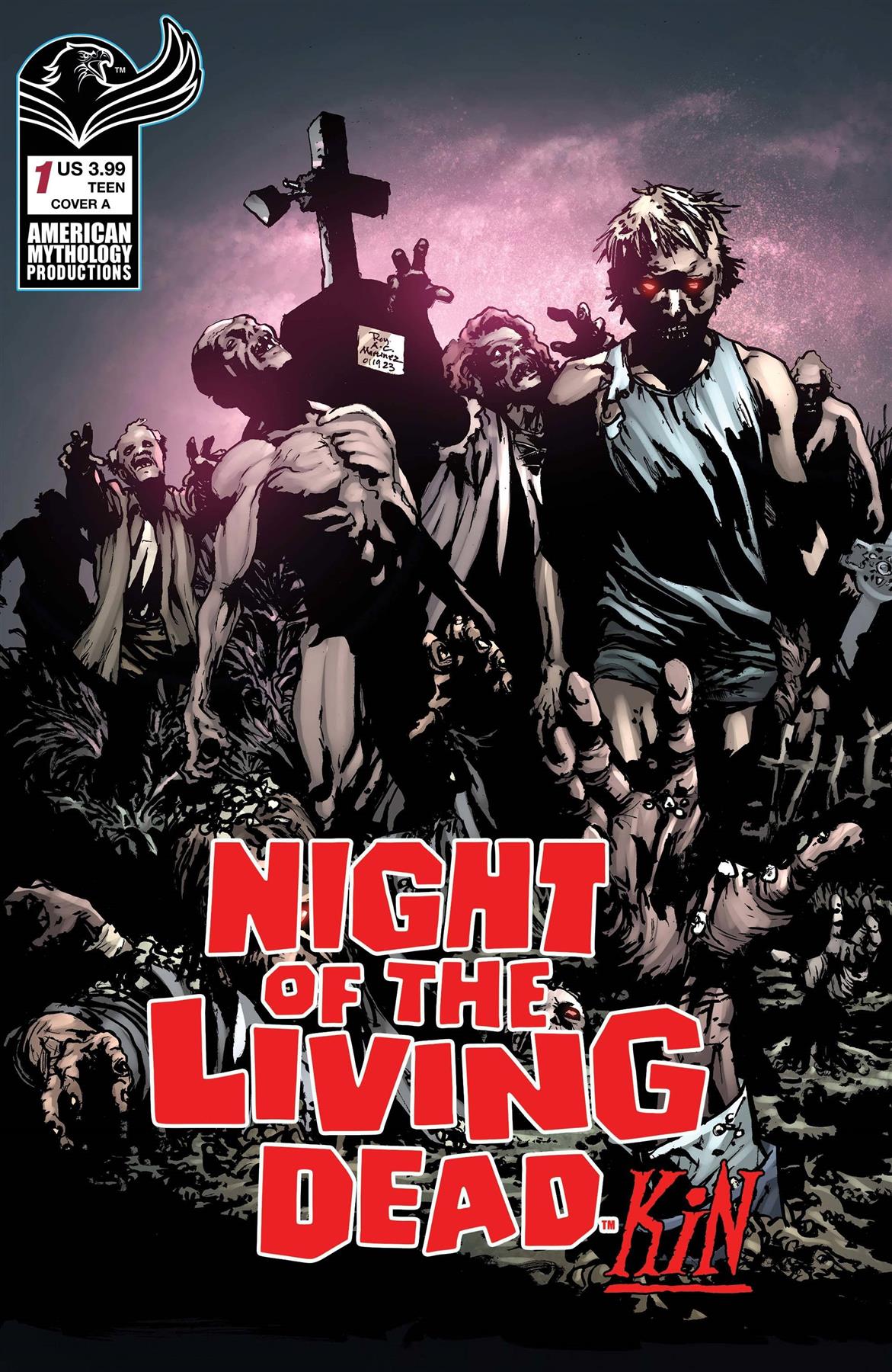 Night Of The Living Dead Kin #1 Cvr A Martinez American Mythology Productions Comic Book