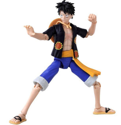 One Piece Anime Heroes Action Figure Monkey D. Luffy Dressrosa Version by Bandai Namco