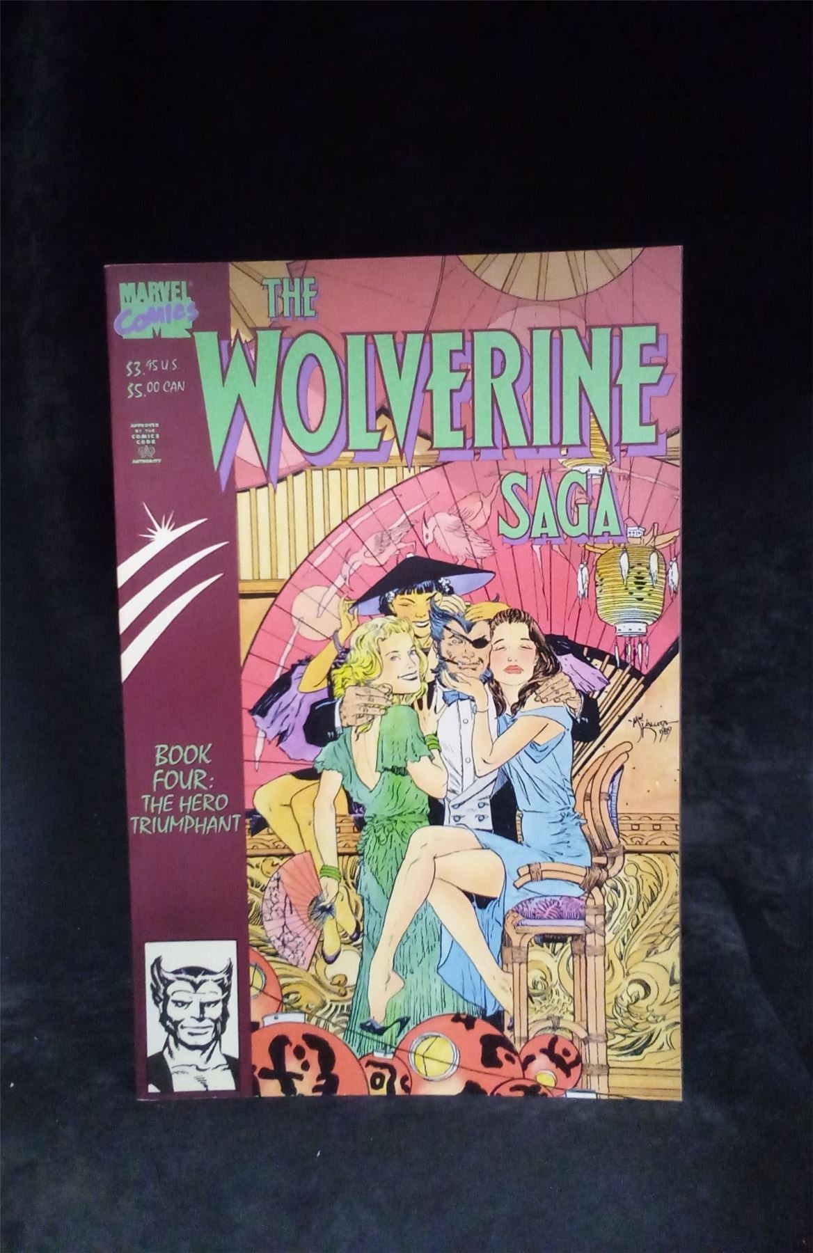 Wolverine Saga #4 1990 Marvel Comics Comic Book