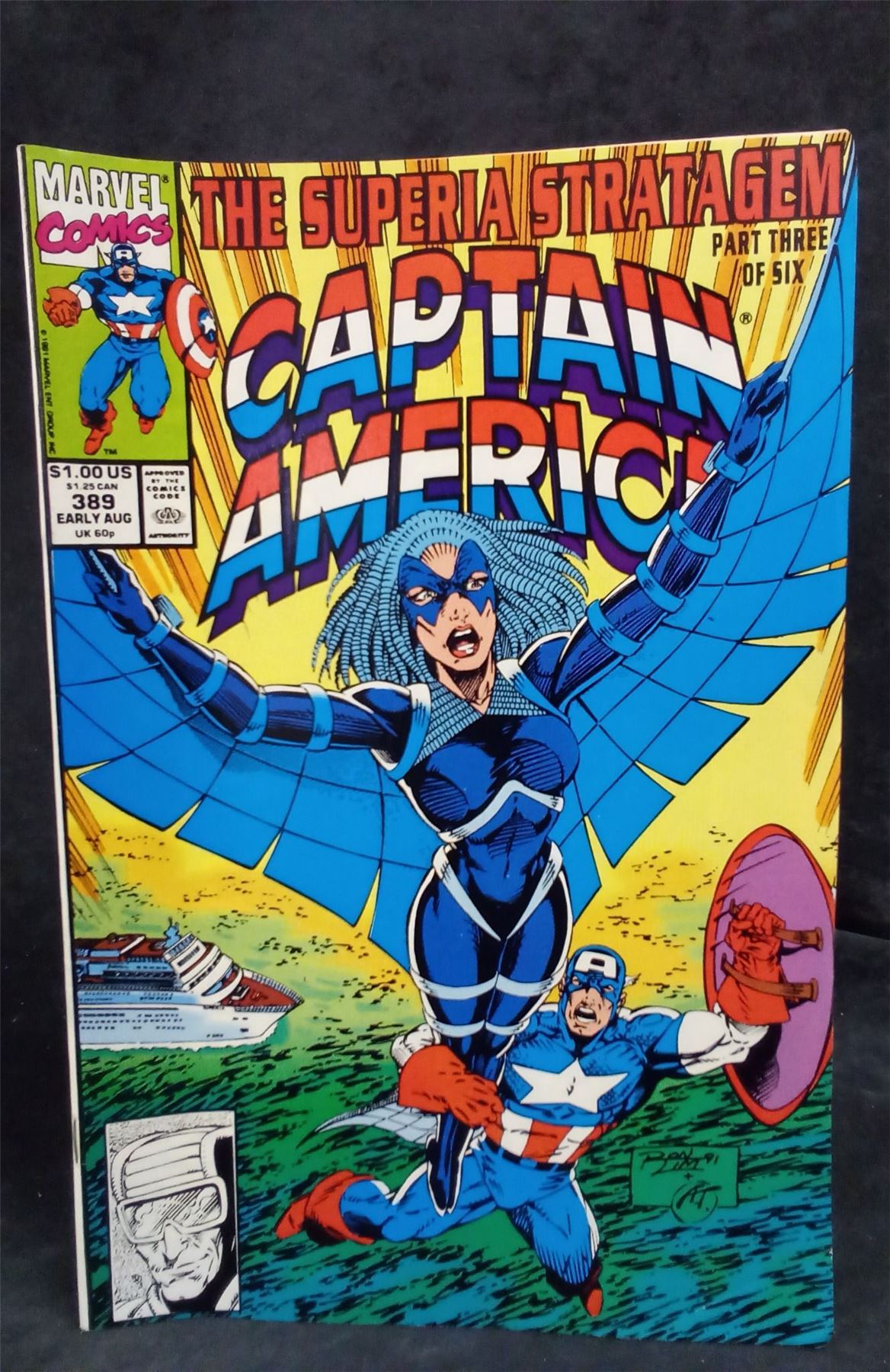 Captain America #389 1991 Marvel Comics Comic Book