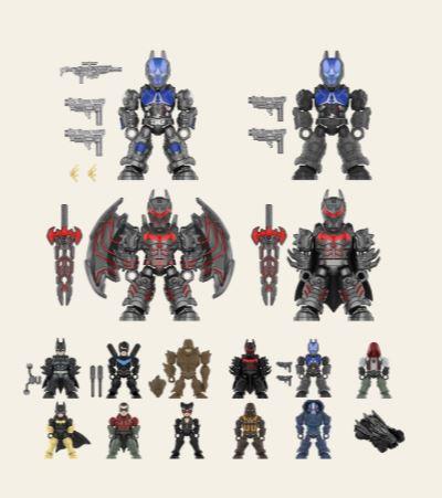 Blokee DC Defender Version 03 Arkham: Chaos Prologue Display of 12 by Blokees