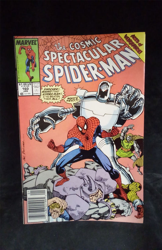 The Spectacular Spider-Man #160 1990 Marvel Comics Comic Book