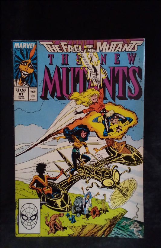The New Mutants #61 1988 Marvel Comics Comic Book
