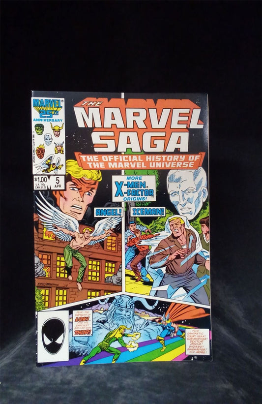 The Marvel Saga The Official History of the Marvel Universe #5 1986 Marvel Comics Comic Book
