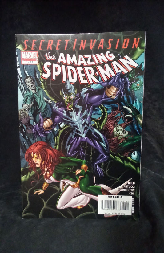 Secret Invasion: The Amazing Spider-Man #1 2008 Marvel Comics Comic Book