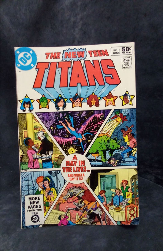 The New Teen Titans #8 1981 DC Comics Comic Book