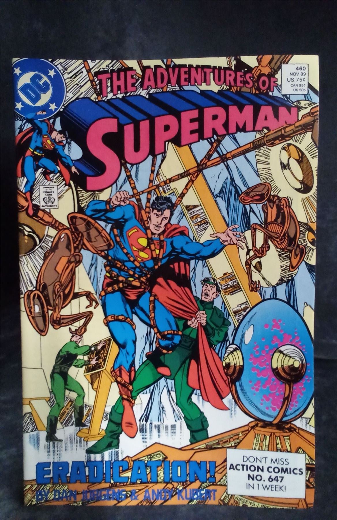 Adventures of Superman #460 1989 DC Comics Comic Book