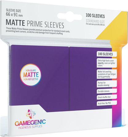 MATTE Prime Sleeves: Standard Gray Gamegenics