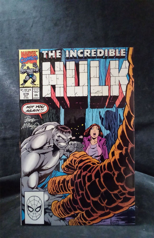 The Incredible Hulk #374 1990 Marvel Comics Comic Book