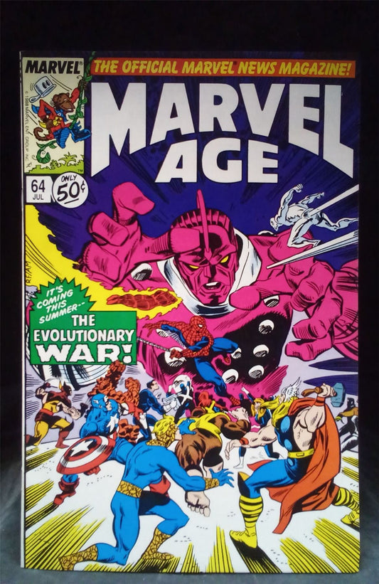 Marvel Comics Age #64 1988 Marvel Comics Comic Book