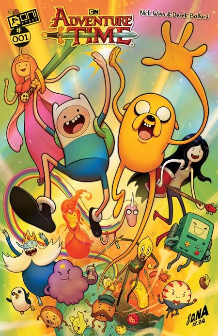 ADVENTURE TIME (2025) #1 CVR G DAVID NAKAYAMA GOLD FOIL VAR  Oni Press Comic Book 2025