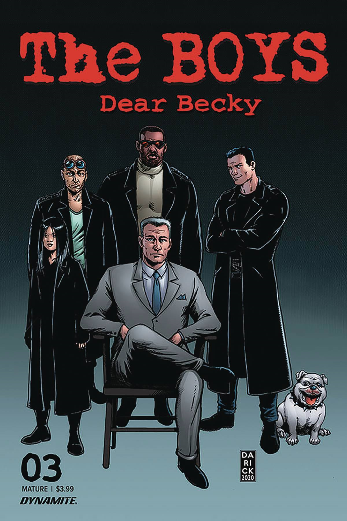 Boys Dear Becky #3 Dynamite Comic Book 2020