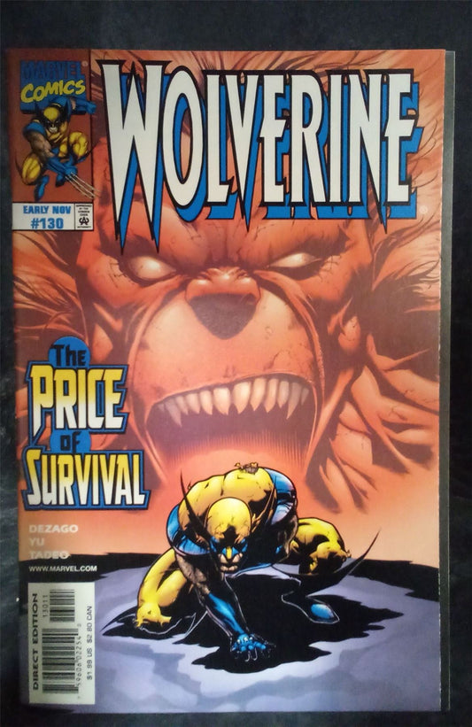 Wolverine #130 1998 Marvel Comics Comic Book