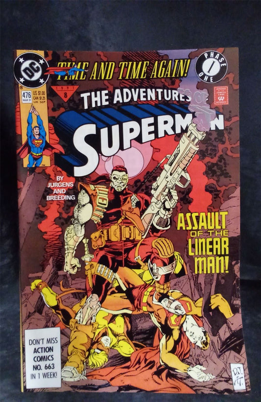 Adventures of Superman #476 1991 DC Comics Comic Book