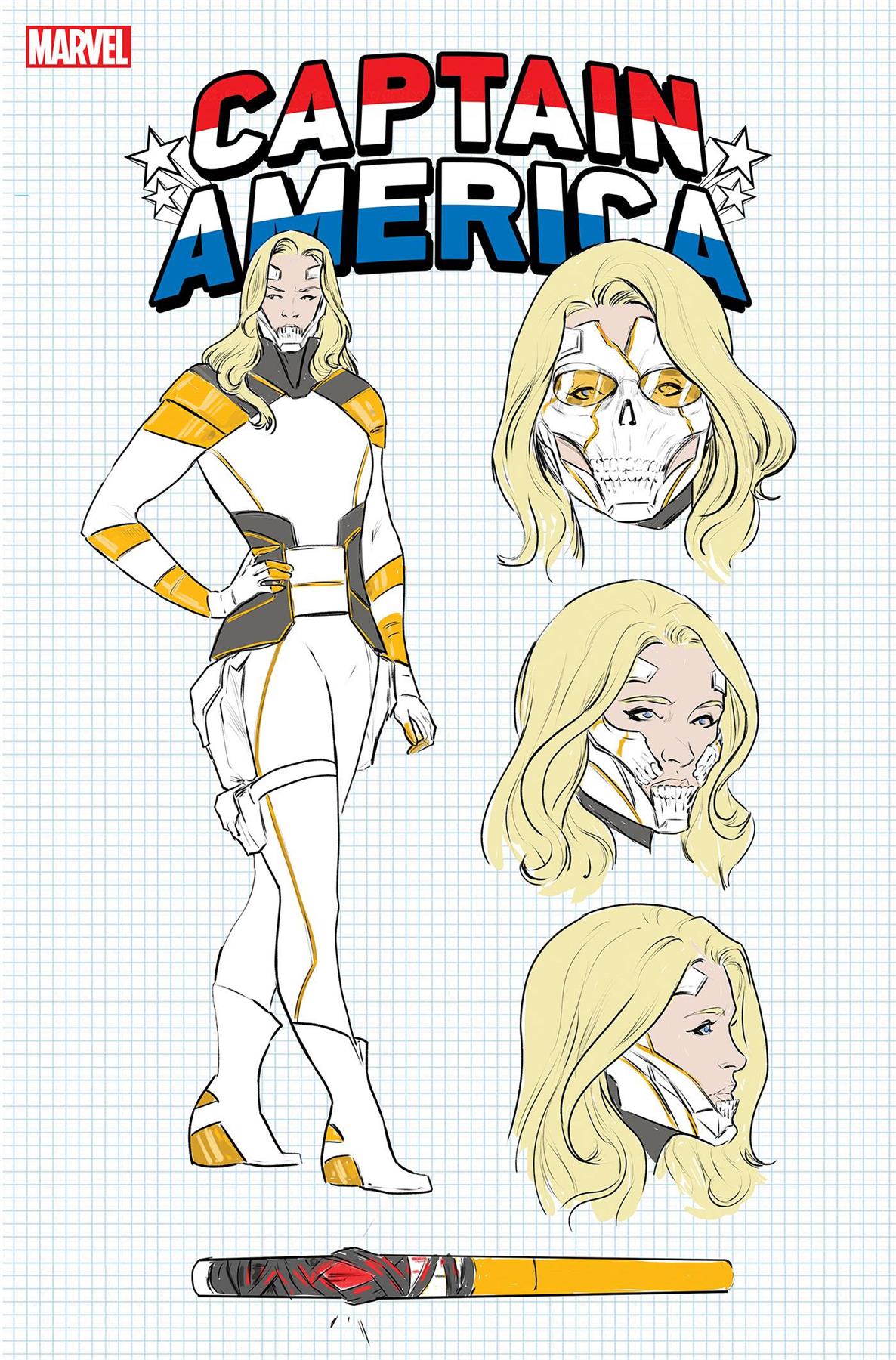 Captain America #750 10 Copy Incv Carmen Carnero Design Var () Marvel Prh Comic Book 2023