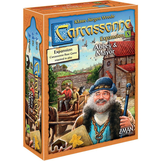 Carcassonne Exp 5: Abby and Mayor Board Game by Z-Man Games