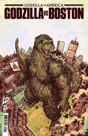 Godzilla Vs America Boston #1 Cvr B Lonergan Cvr B Lonergan Idw-prh Comic Book 2025