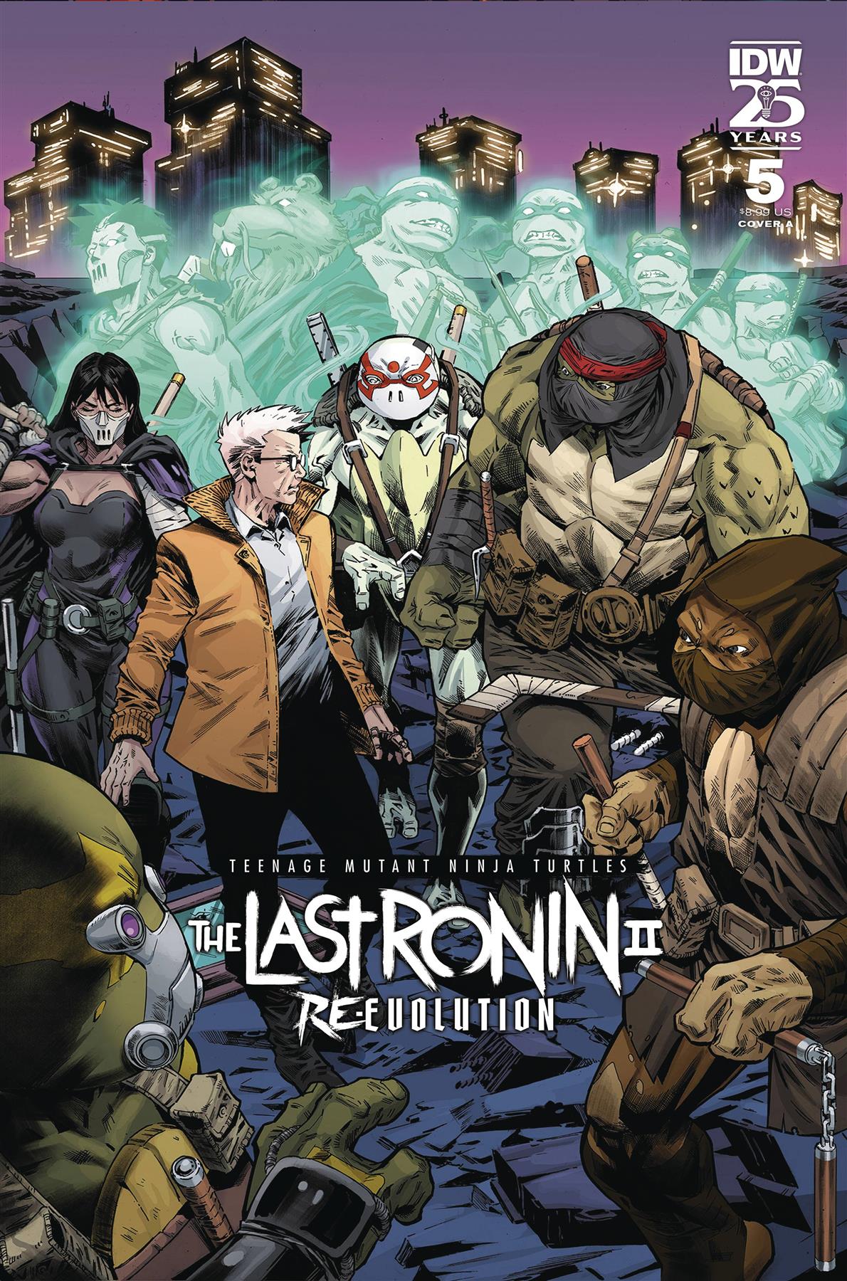 Tmnt The Last Ronin Ii Re Evolution #5 Cvr A Escorzas Cvr A Escorzas Idw-prh Comic Book 2025