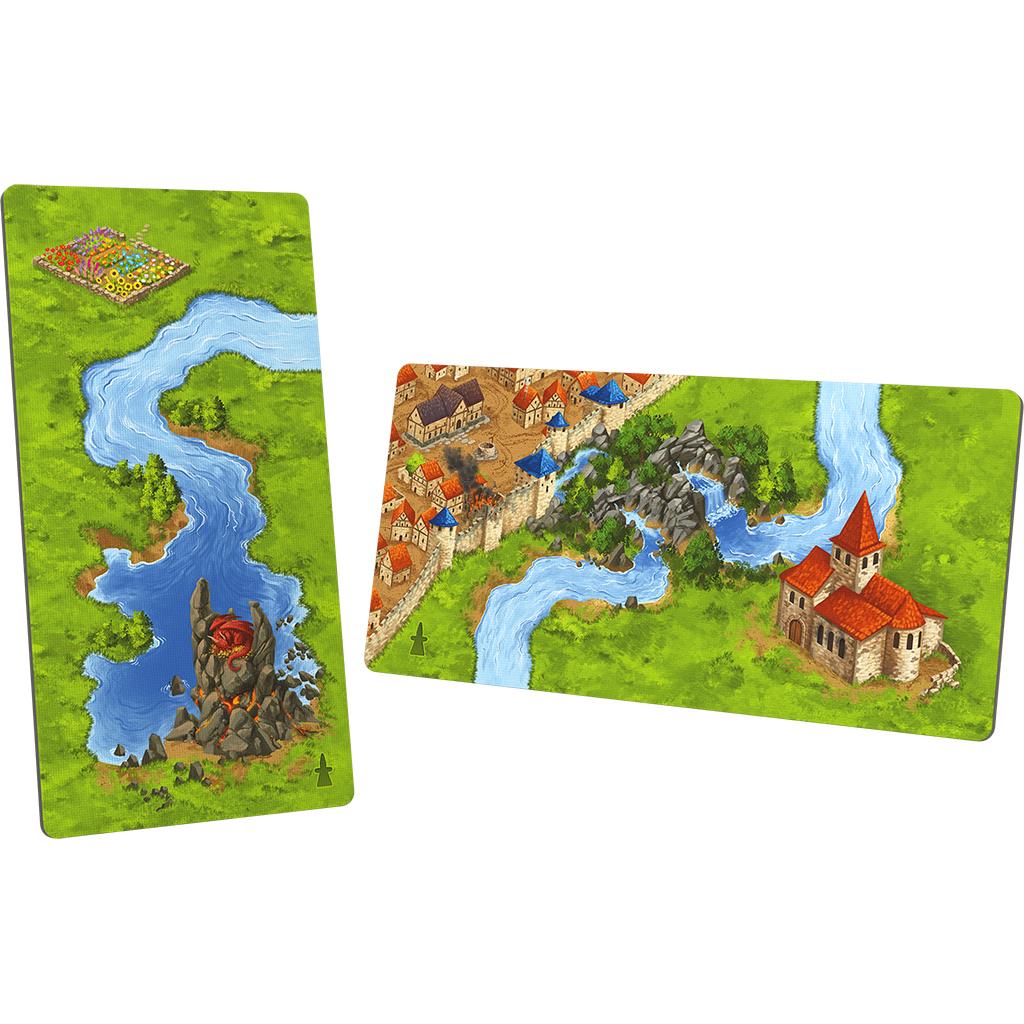 Carcassonne Exp3 (V3.1) : Dragon & Fairy Board Game by Z-Man Games