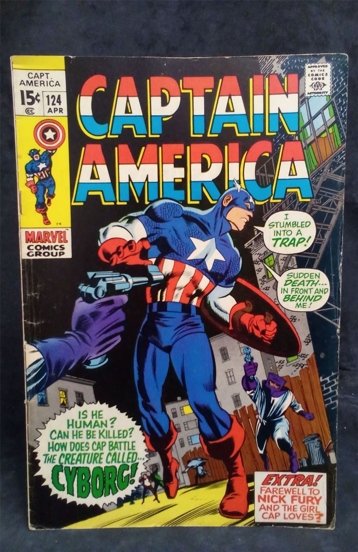 Captain America #124 1970 Marvel Comics Comic Book Marvel Comics Comic Book