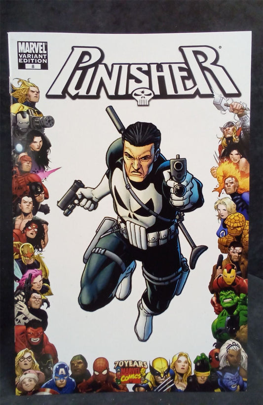 Punisher #8 70th Cover 2009 Marvel Comics Comic Book