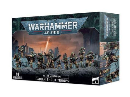 Warhammer 40k- Astra Militarum: Cadian Shock Troops 47-33 by Games Workshop