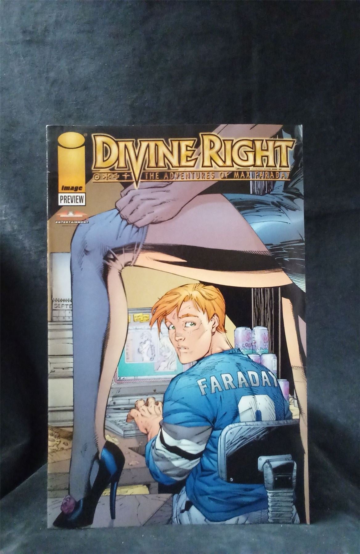 Divine Right: The Adventures of Max Faraday #0 Preview Variant 1997 wildstorm Comic Book