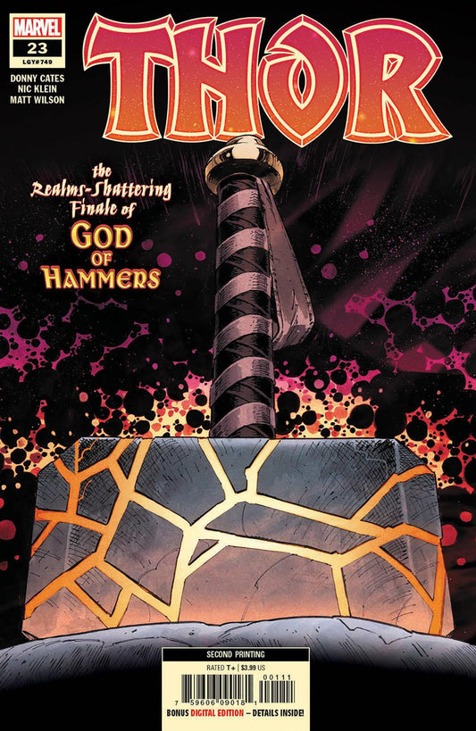 Thor #23 2nd Ptg Klein Var Marvel Prh Comic Book