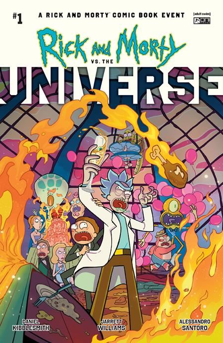 RICK AND MORTY VS THE UNIVERSE #1 (OF 4) CVR A DAVE BARDIN  Oni Press Comic Book 2025