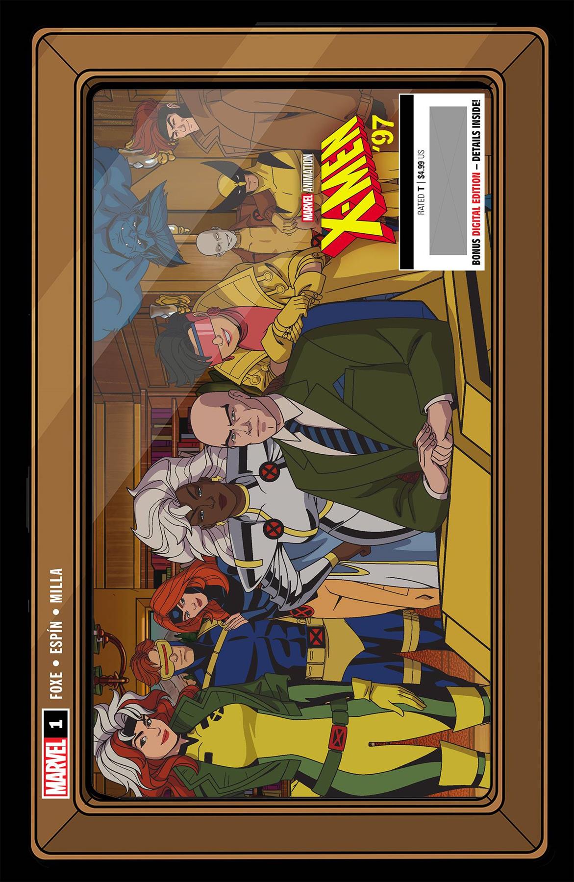 X-men 97 #1 3rd Ptg Marvel Animation Var Marvel Prh Comic Book