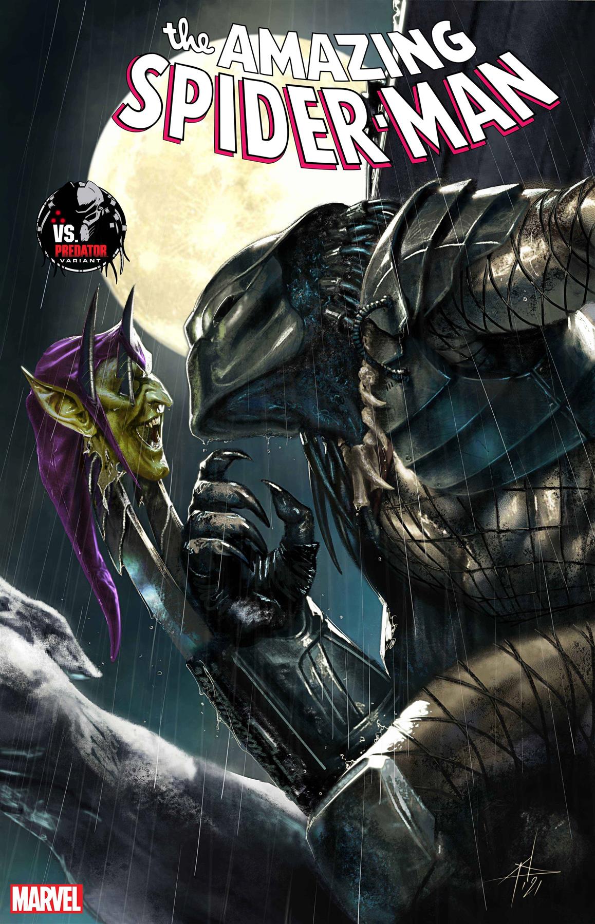 Amazing Spider-man #8 Dellotto Predator Var (Dellotto Predator Var) Marvel Prh Comic Book 2022