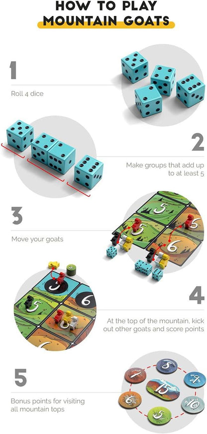 Mountain Goats By Allplay Board Game