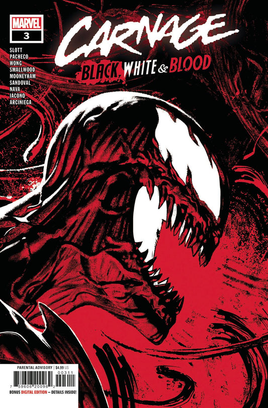 Carnage Black White And Blood #3 (of 4) Marvel Comics Comic Book