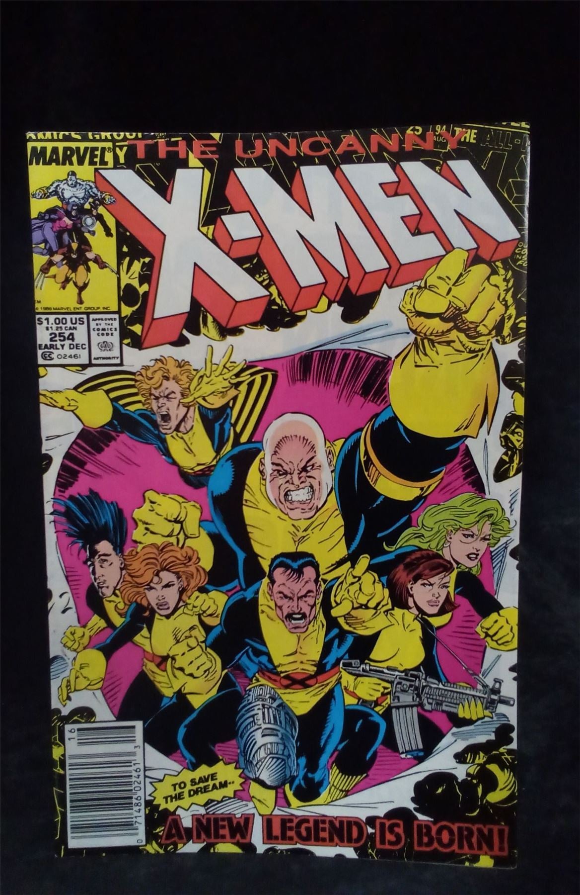 The Uncanny X-Men #254 1989 Marvel Comics Comic Book
