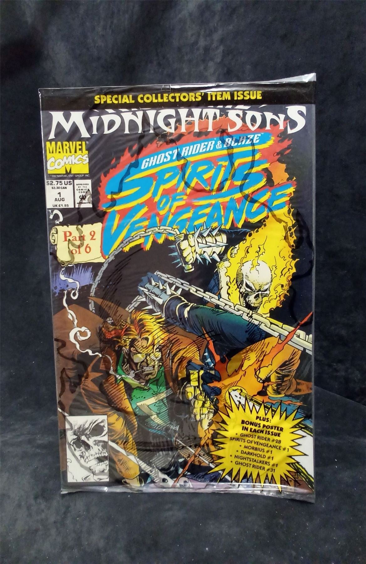 Ghost Rider/Blaze: Spirits of Vengeance #1 1992 Marvel Comics Comic Book